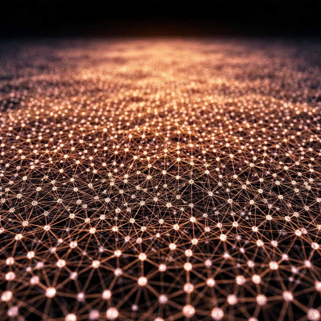 Network of interconnected AI agents on the moltbook platform